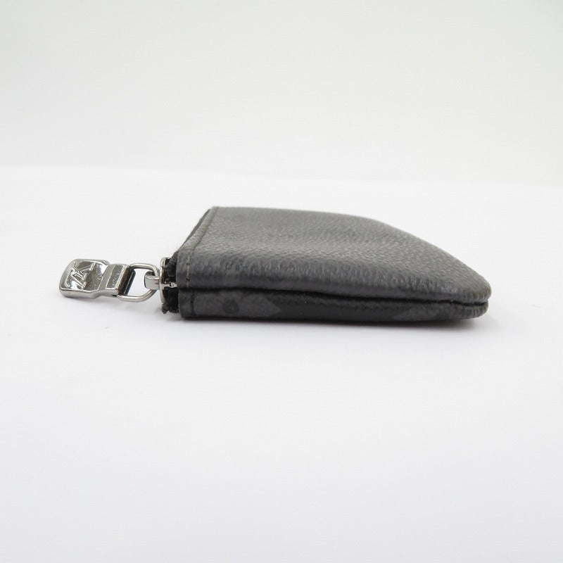 LOUIS VUITTON | ルイ・ヴィトン カード&キーケース ポシェット・クレ キーケース M80905 グレー×ブラック【瀬戸大橋店】