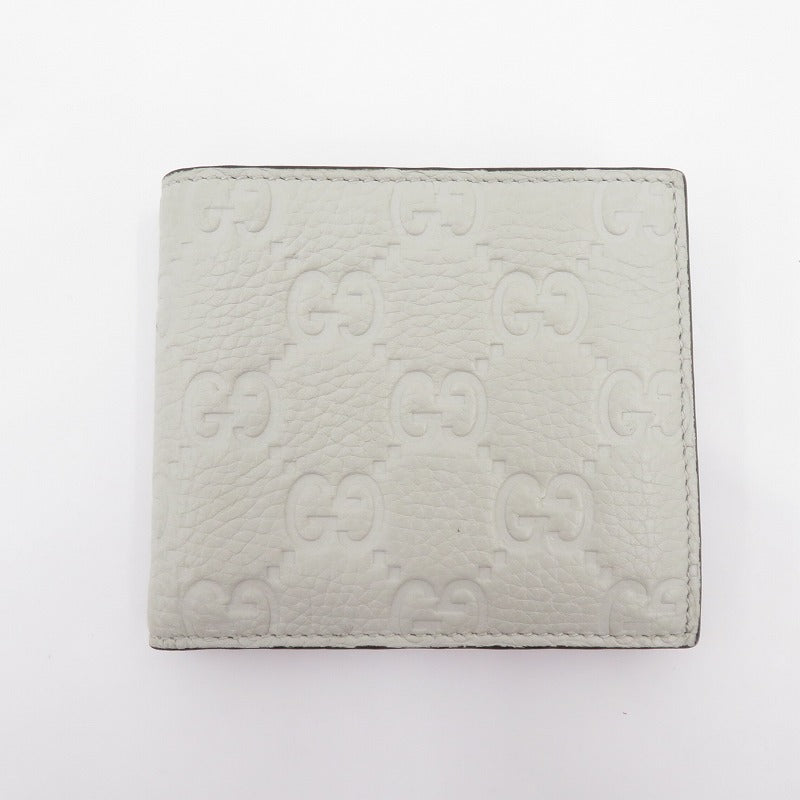 GUCCI | グッチ GGエンボス 二つ折り財布 835002・496334 グレー【瀬戸大橋店】