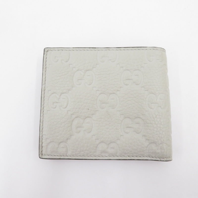 GUCCI | グッチ GGエンボス 二つ折り財布 835002・496334 グレー【瀬戸大橋店】