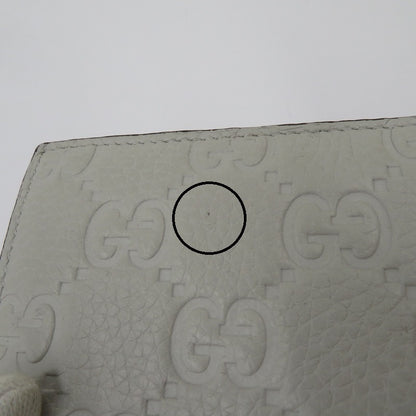GUCCI | グッチ GGエンボス 二つ折り財布 835002・496334 グレー【瀬戸大橋店】