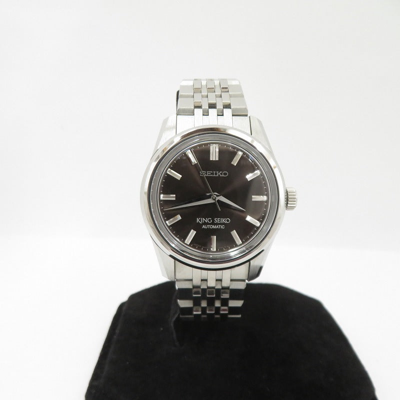 SEIKO | セイコー KING SEIKO アナログ自動巻き 腕時計 SDKS007 シルバー 文字盤ブラック【瀬戸大橋店】