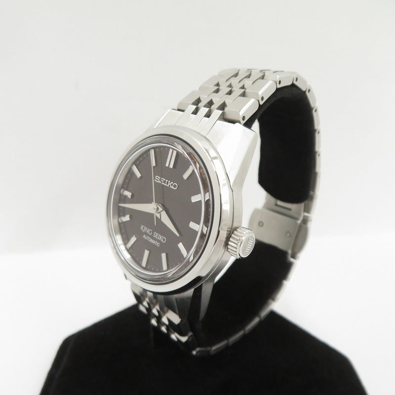 SEIKO | セイコー KING SEIKO アナログ自動巻き 腕時計 SDKS007 シルバー 文字盤ブラック【瀬戸大橋店】