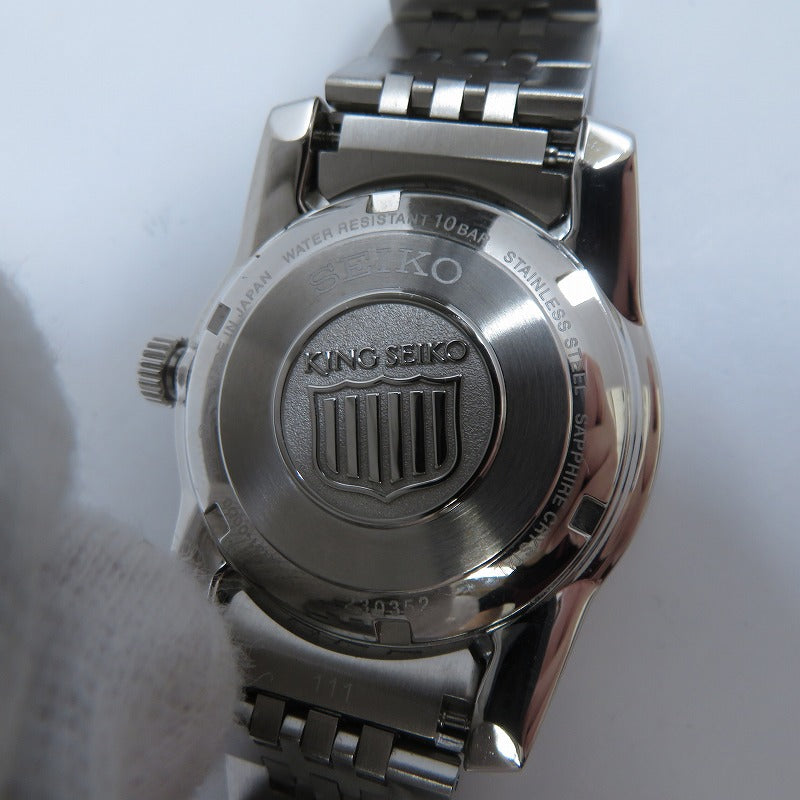 SEIKO | セイコー KING SEIKO アナログ自動巻き 腕時計 SDKS007 シルバー 文字盤ブラック【瀬戸大橋店】
