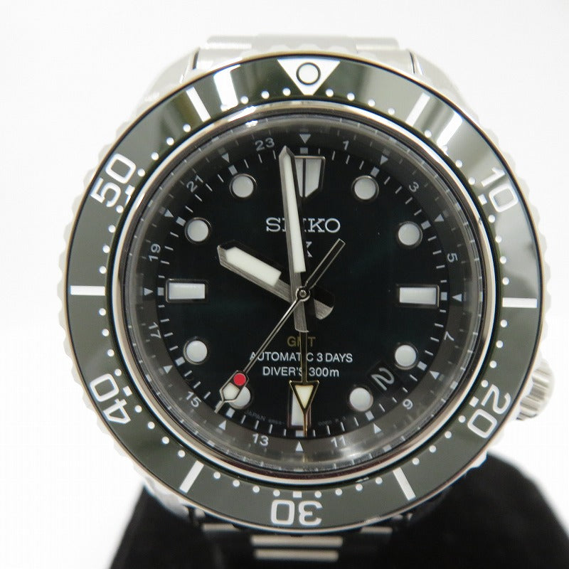SEIKO | セイコー プロスペックス Diver Scuba/ダイバーズ1968ﾍヘリテージGMT アナログ自動巻き 腕時計 HBC001J シルバー 文字盤ダークグリーン【瀬戸大橋店】
