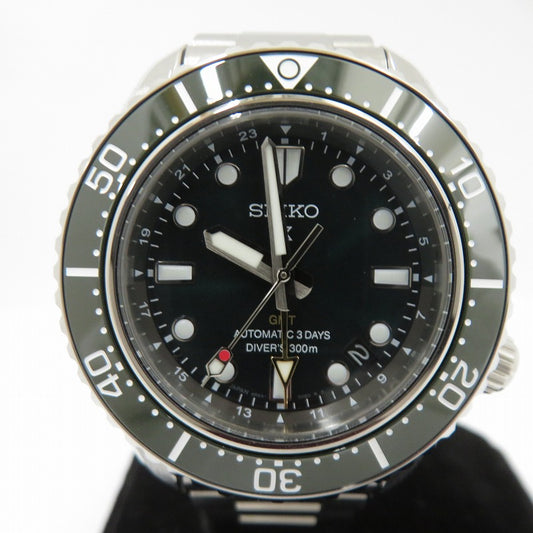 SEIKO | セイコー プロスペックス Diver Scuba/ダイバーズ1968ﾍヘリテージGMT アナログ自動巻き 腕時計 HBC001J シルバー 文字盤ダークグリーン【瀬戸大橋店】