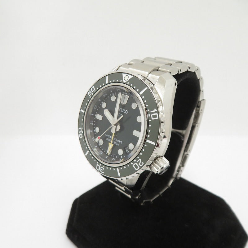 SEIKO | セイコー プロスペックス Diver Scuba/ダイバーズ1968ﾍヘリテージGMT アナログ自動巻き 腕時計 HBC001J シルバー 文字盤ダークグリーン【瀬戸大橋店】