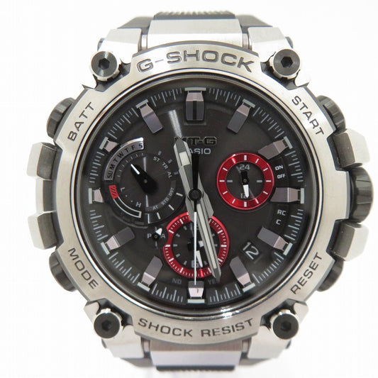 G-SHOCK | ジーショック MT-G アナデジ電波ソーラー 腕時計 MTG-B3000-1AJF ブラック 文字盤ブラック【瀬戸大橋店】
