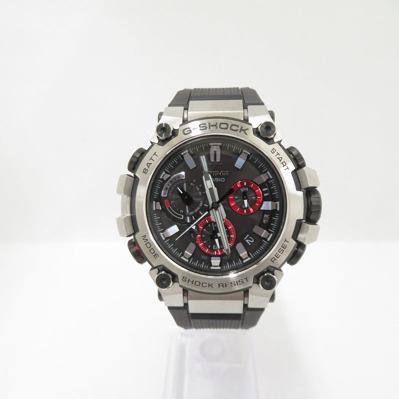 G-SHOCK | ジーショック MT-G アナデジ電波ソーラー 腕時計 MTG-B3000-1AJF ブラック 文字盤ブラック【瀬戸大橋店】