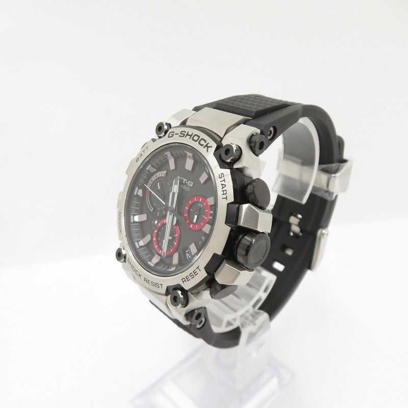 G-SHOCK | ジーショック MT-G アナデジ電波ソーラー 腕時計 MTG-B3000-1AJF ブラック 文字盤ブラック【瀬戸大橋店】