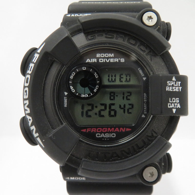 G-SHOCK | ジーショック FROGMAN '99 デジタルクォーツ 腕時計 DW-8200ZU-1T ブラック【瀬戸大橋店】
