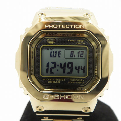 G-SHOCK | ジーショック FULL METAL 35周年記念モデル デジタル電波ソーラー 腕時計 GMW-B5000TFG-9JR ゴールド【瀬戸大橋店】
