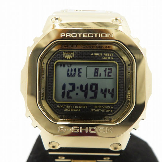 G-SHOCK | ジーショック FULL METAL 35周年記念モデル デジタル電波ソーラー 腕時計 GMW-B5000TFG-9JR ゴールド【瀬戸大橋店】
