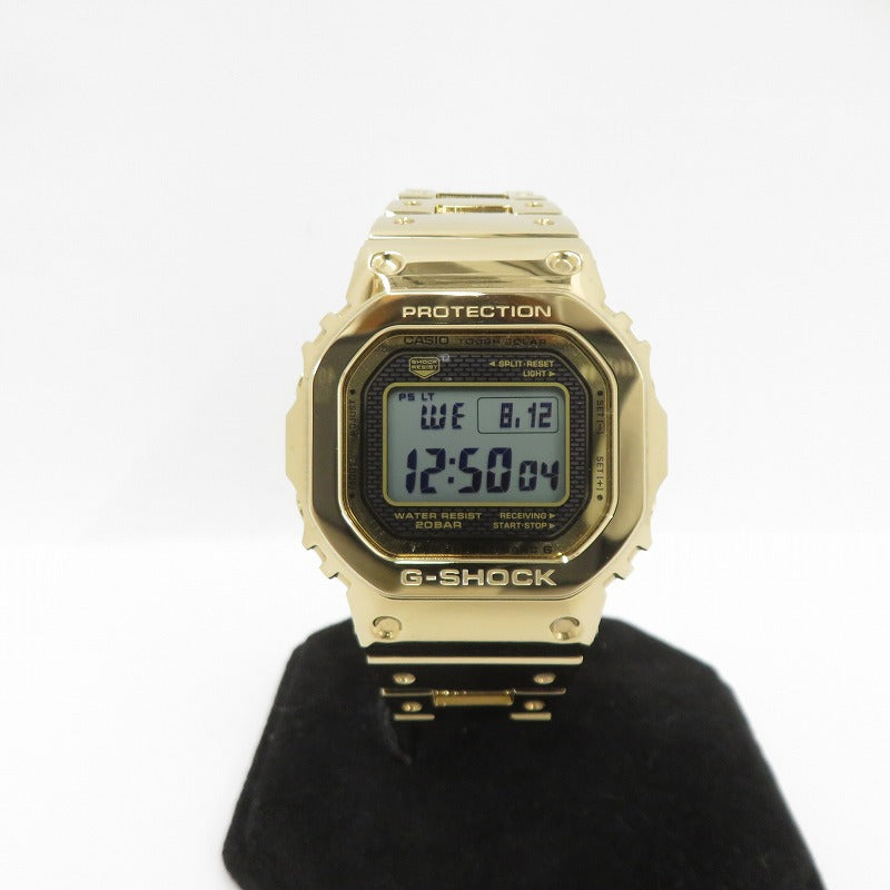 G-SHOCK | ジーショック FULL METAL 35周年記念モデル デジタル電波ソーラー 腕時計 GMW-B5000TFG-9JR ゴールド【瀬戸大橋店】