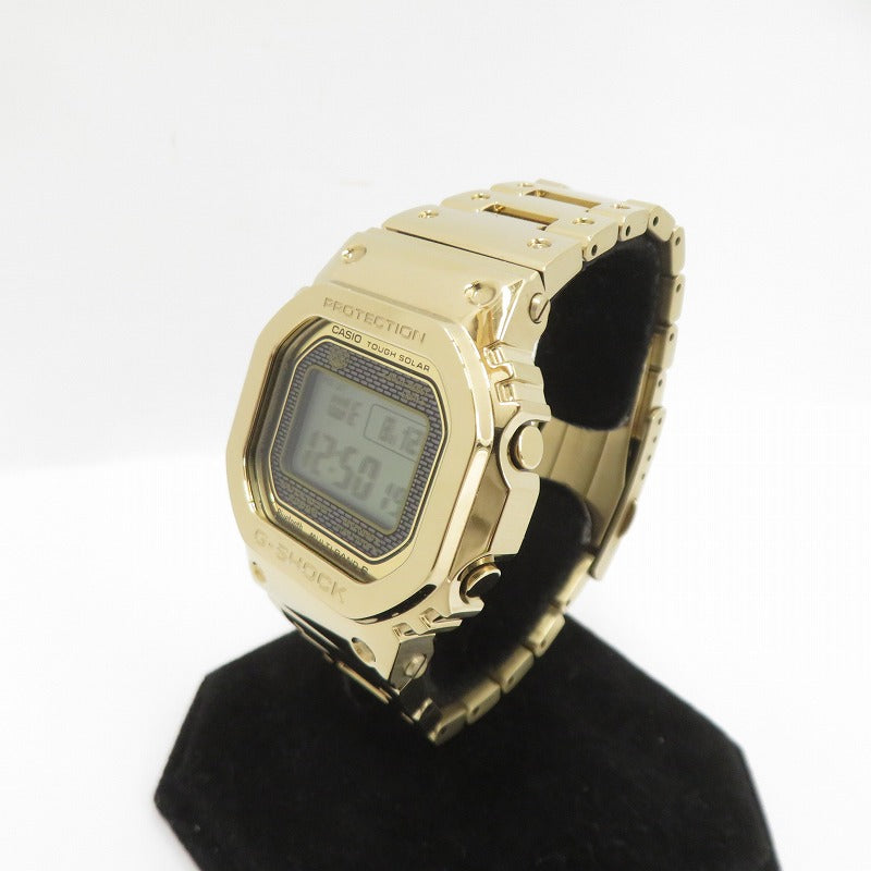 G-SHOCK | ジーショック FULL METAL 35周年記念モデル デジタル電波ソーラー 腕時計 GMW-B5000TFG-9JR ゴールド【瀬戸大橋店】
