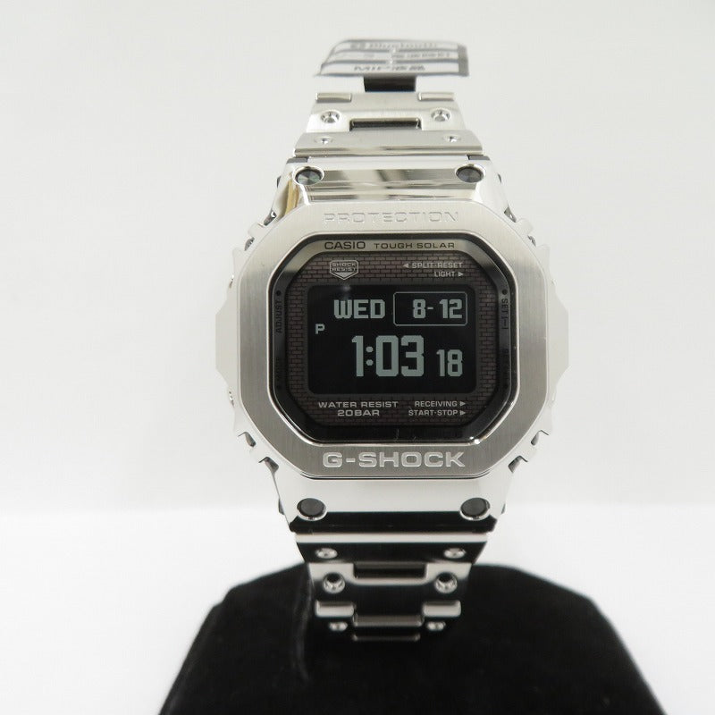 G-SHOCK | ジーショック FULL METAL デジタル電波ソーラー 腕時計 GMW-BZ5000D-1JF シルバー【瀬戸大橋店】