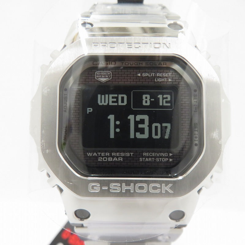 G-SHOCK | ジーショック FULL METAL デジタル電波ソーラー 腕時計 GMW-BZ5000D-1JF シルバー【瀬戸大橋店】