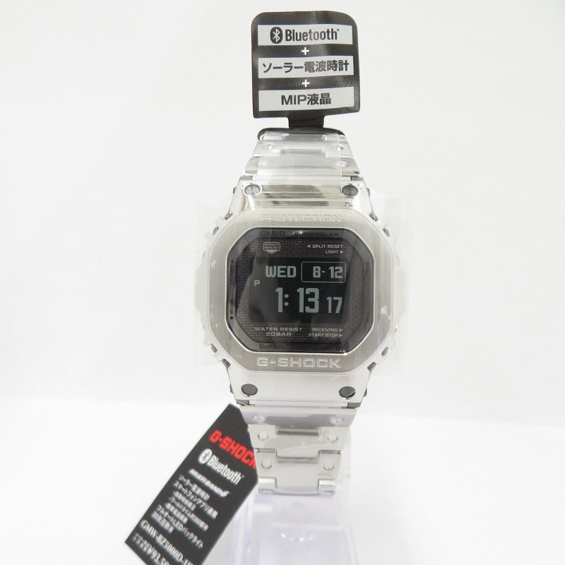 G-SHOCK | ジーショック FULL METAL デジタル電波ソーラー 腕時計 GMW-BZ5000D-1JF シルバー【瀬戸大橋店】