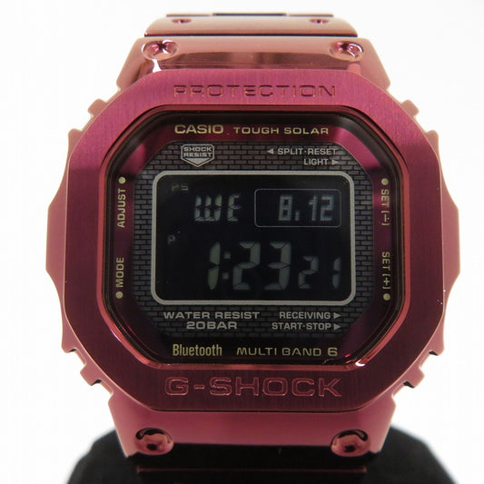 G-SHOCK | ジーショック FULL METAL デジタル電波ソーラー 腕時計 GMW-B5000RD-4JF レッド【瀬戸大橋店】