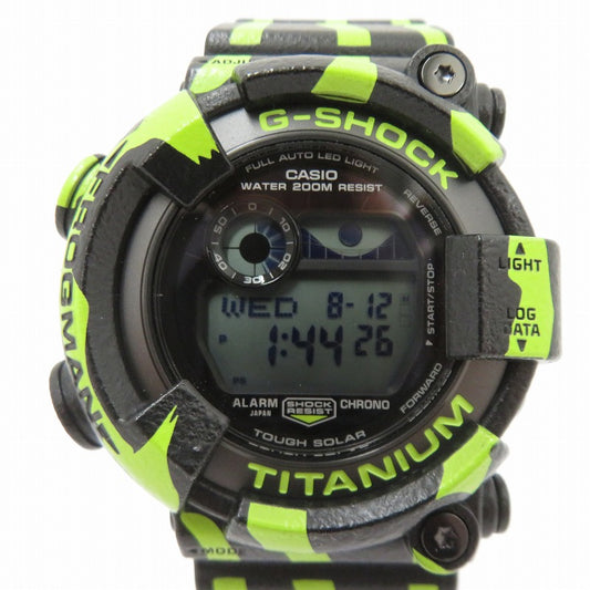 G-SHOCK | ジーショック FROGMAN/ミスジヤドクガエル デジタルソーラー 腕時計 GW-8200TPF-1JR ブラック【瀬戸大橋店】