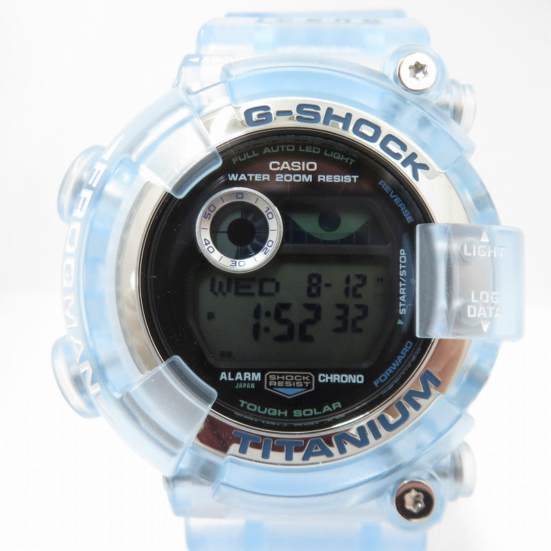 G-SHOCK | ジーショック FROGMAN デジタルソーラー 腕時計 GW-8202K-2JR ライトブルー【瀬戸大橋店】