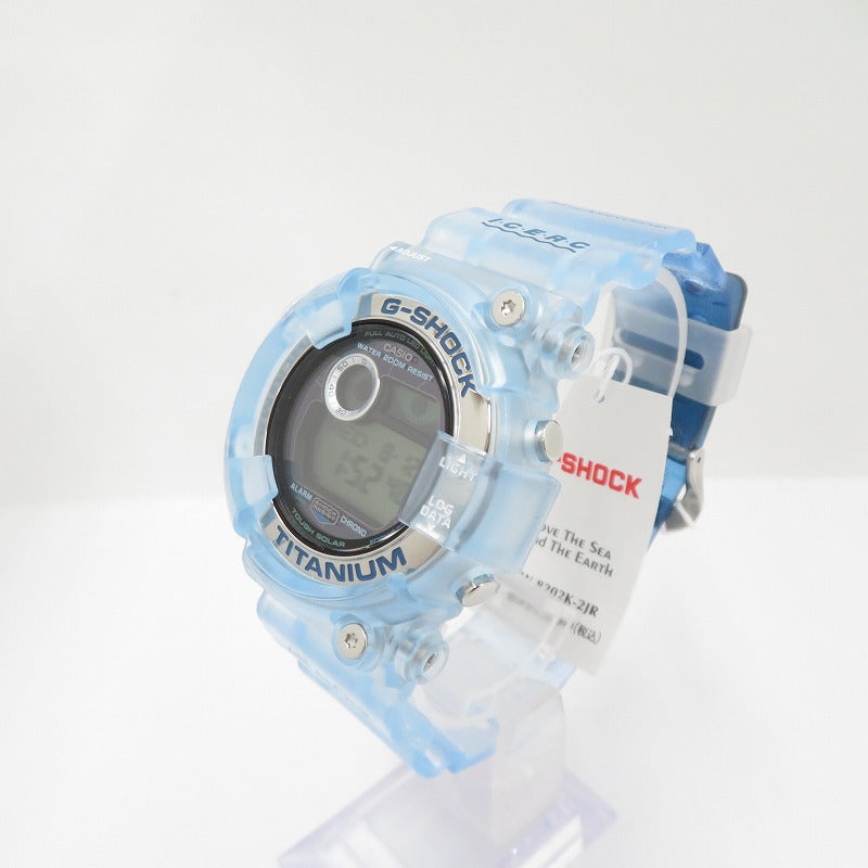 G-SHOCK | ジーショック FROGMAN デジタルソーラー 腕時計 GW-8202K-2JR ライトブルー【瀬戸大橋店】