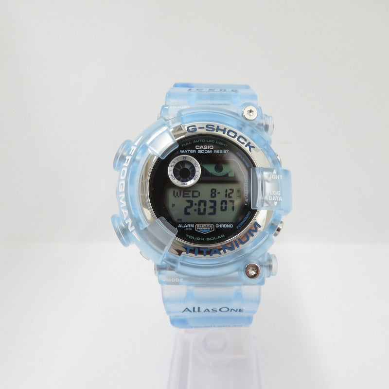 G-SHOCK | ジーショック FROGMAN デジタルソーラー 腕時計 GW-8202K-2JR ライトブルー【瀬戸大橋店】
