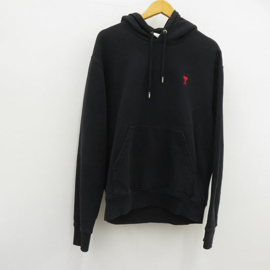 AMI | アミ SMALL ADC HOODIE パーカー BFUSW200.730 ブラック サイズ：L【瀬戸大橋店】