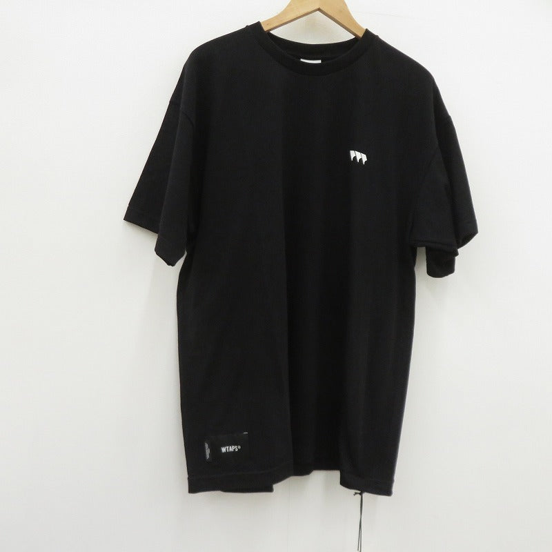 W)TAPS | ダブルタップス :///: / SS / COTTON 半袖Ｔシャツ 261ATDT-STM04S ブラック サイズ：2【瀬戸大橋店】