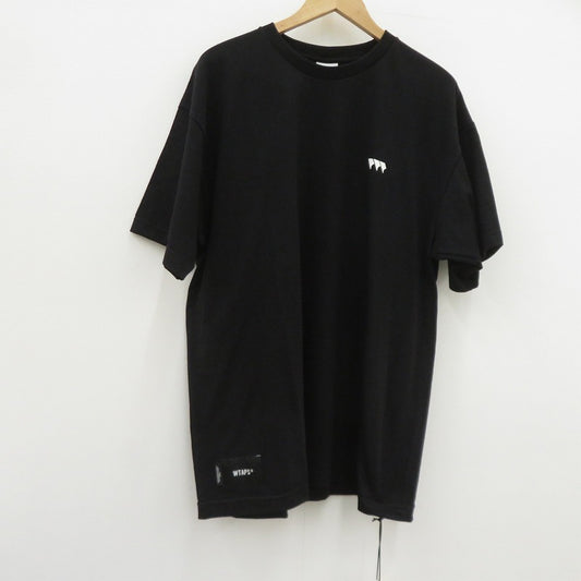 W)TAPS | ダブルタップス :///: / SS / COTTON 半袖Ｔシャツ 261ATDT-STM04S ブラック サイズ：2【瀬戸大橋店】