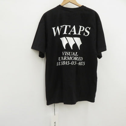 W)TAPS | ダブルタップス :///: / SS / COTTON 半袖Ｔシャツ 261ATDT-STM04S ブラック サイズ：2【瀬戸大橋店】