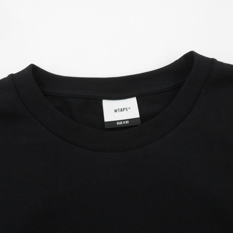 W)TAPS | ダブルタップス :///: / SS / COTTON 半袖Ｔシャツ 261ATDT-STM04S ブラック サイズ：2【瀬戸大橋店】