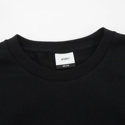 W)TAPS | ダブルタップス :///: / SS / COTTON 半袖Ｔシャツ 261ATDT-STM04S ブラック サイズ：2【瀬戸大橋店】