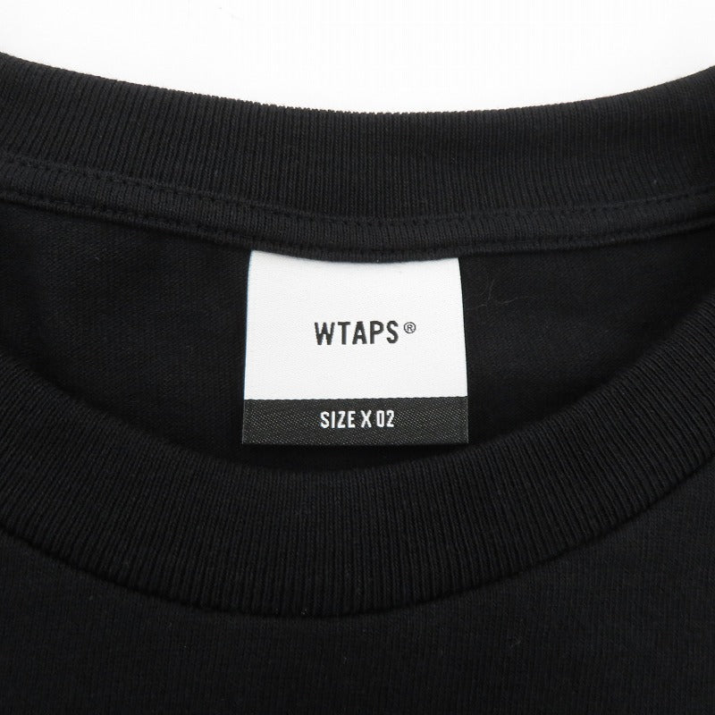 W)TAPS | ダブルタップス :///: / SS / COTTON 半袖Ｔシャツ 261ATDT-STM04S ブラック サイズ：2【瀬戸大橋店】