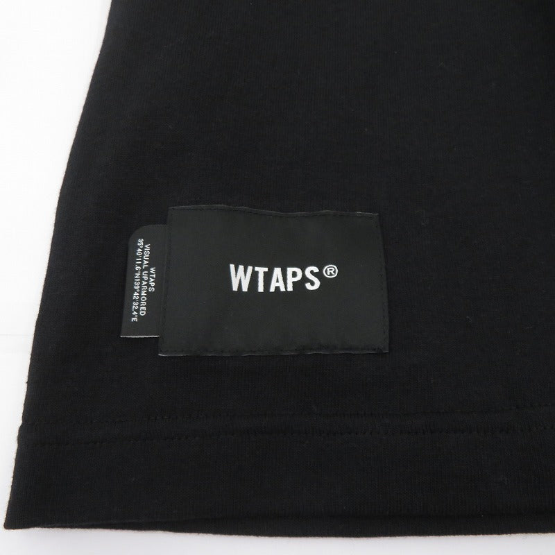 W)TAPS | ダブルタップス :///: / SS / COTTON 半袖Ｔシャツ 261ATDT-STM04S ブラック サイズ：2【瀬戸大橋店】