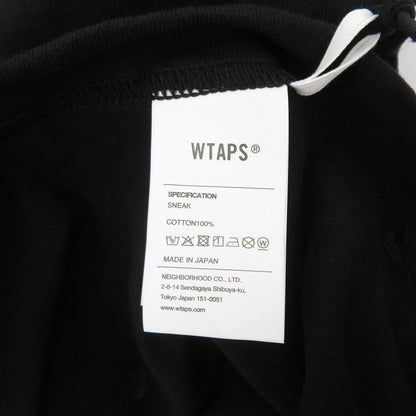 W)TAPS | ダブルタップス :///: / SS / COTTON 半袖Ｔシャツ 261ATDT-STM04S ブラック サイズ：2【瀬戸大橋店】