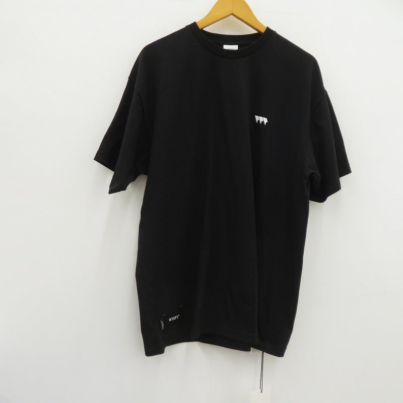 W)TAPS | ダブルタップス :///: / SS / COTTON 26ss 半袖Ｔシャツ 261ATDT-STM04S ブラック サイズ：3【瀬戸大橋店】