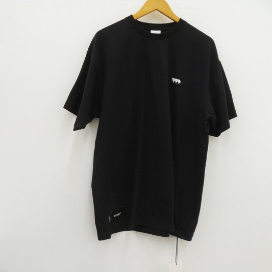 W)TAPS | ダブルタップス :///: / SS / COTTON 26ss 半袖Ｔシャツ 261ATDT-STM04S ブラック サイズ：3【瀬戸大橋店】