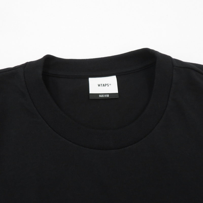 W)TAPS | ダブルタップス :///: / SS / COTTON 26ss 半袖Ｔシャツ 261ATDT-STM04S ブラック サイズ：3【瀬戸大橋店】