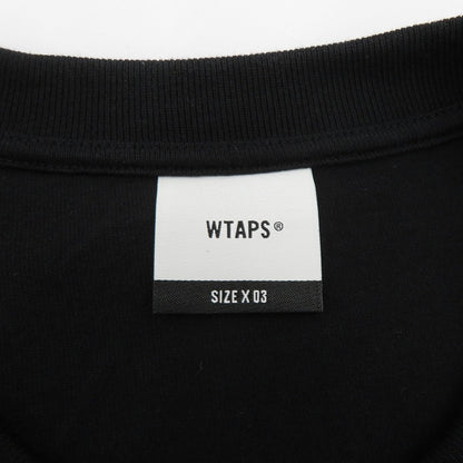 W)TAPS | ダブルタップス :///: / SS / COTTON 26ss 半袖Ｔシャツ 261ATDT-STM04S ブラック サイズ：3【瀬戸大橋店】