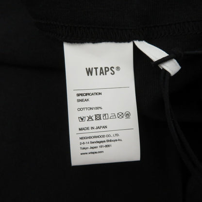 W)TAPS | ダブルタップス :///: / SS / COTTON 26ss 半袖Ｔシャツ 261ATDT-STM04S ブラック サイズ：3【瀬戸大橋店】
