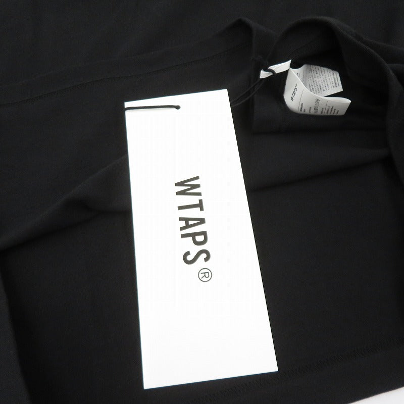 W)TAPS | ダブルタップス :///: / SS / COTTON 26ss 半袖Ｔシャツ 261ATDT-STM04S ブラック サイズ：3【瀬戸大橋店】