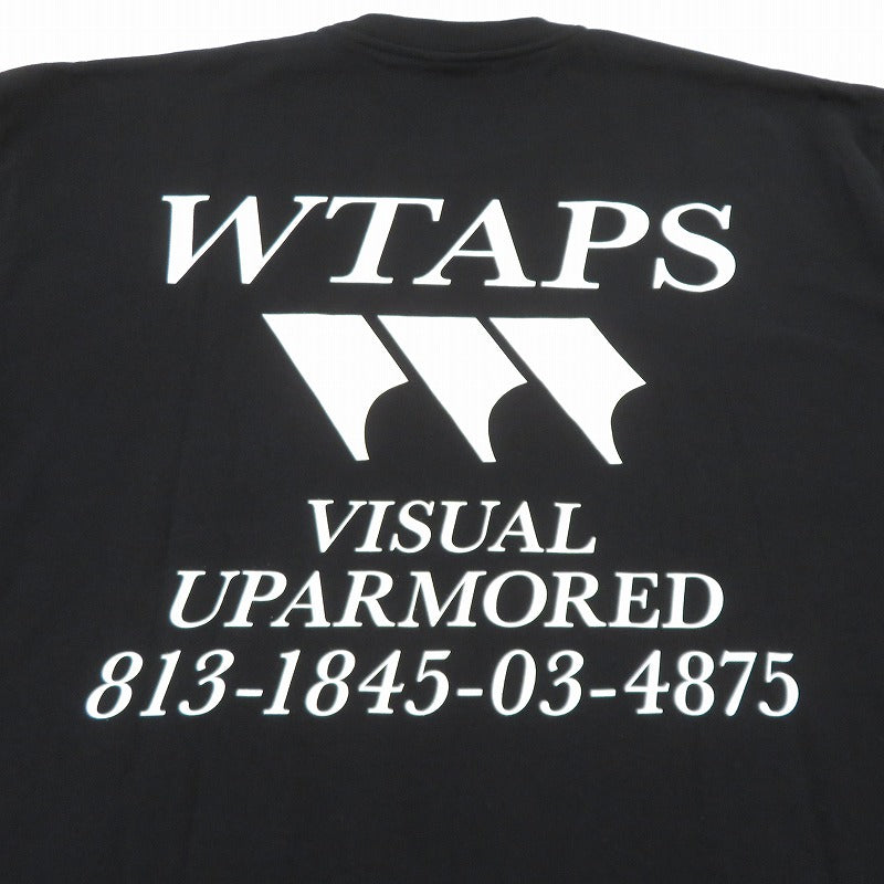 W)TAPS | ダブルタップス :///: / SS / COTTON 26ss 半袖Ｔシャツ 261ATDT-STM04S ブラック サイズ：3【瀬戸大橋店】