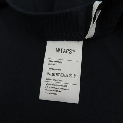 W)TAPS | ダブルタップス WTVUA / SS / COTTON 26SS 半袖Ｔシャツ 261ATDT-STM05S ネイビー サイズ：3【瀬戸大橋店】