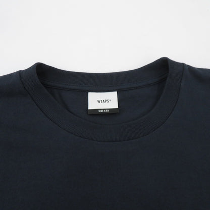 W)TAPS | ダブルタップス WTVUA / SS / COTTON 26SS 半袖Ｔシャツ 261ATDT-STM05S ネイビー サイズ：3【瀬戸大橋店】