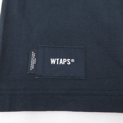 W)TAPS | ダブルタップス WTVUA / SS / COTTON 26SS 半袖Ｔシャツ 261ATDT-STM05S ネイビー サイズ：3【瀬戸大橋店】