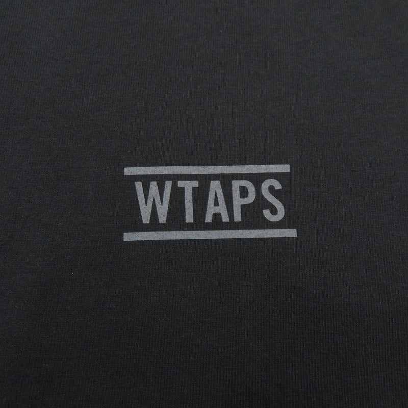 W)TAPS | ダブルタップス BRACKETS / SS / COTTON 26ss 半袖Ｔシャツ 261ATDT-STM09S ブラック サイズ：3【瀬戸大橋店】