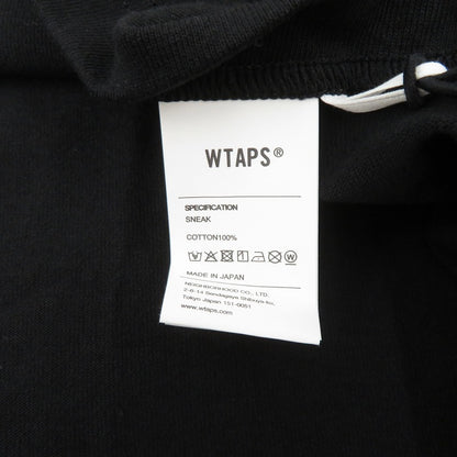 W)TAPS | ダブルタップス BRACKETS / SS / COTTON 26ss 半袖Ｔシャツ 261ATDT-STM09S ブラック サイズ：3【瀬戸大橋店】