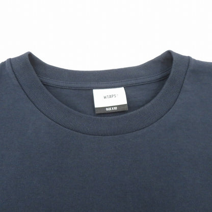 W)TAPS | ダブルタップス WTVUA / SS / COTTON 26SS 半袖Ｔシャツ 261ATDT-STM05S ネイビー サイズ：2【瀬戸大橋店】
