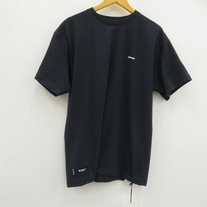 W)TAPS | ダブルタップス WTVUA / SS / COTTON 半袖Ｔシャツ 261ATDT-STM05S ネイビー サイズ：2【瀬戸大橋店】