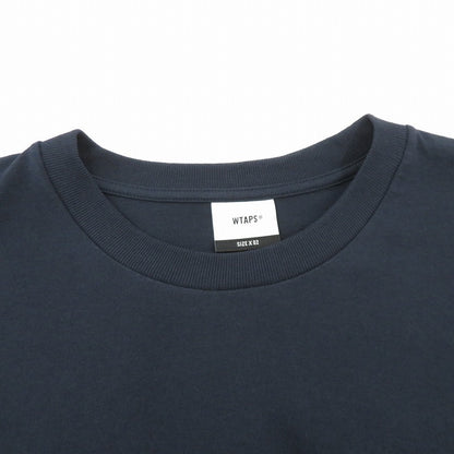 W)TAPS | ダブルタップス WTVUA / SS / COTTON 半袖Ｔシャツ 261ATDT-STM05S ネイビー サイズ：2【瀬戸大橋店】